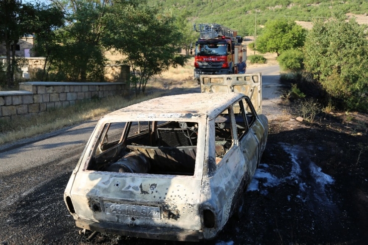 Aracı Yandı, Sadece Ruhsatı Kurtarabildi