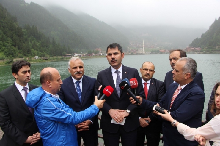 Bakan Kurum: “Tıpkı Ayder Gibi Uzungöl De Dönüşecek”