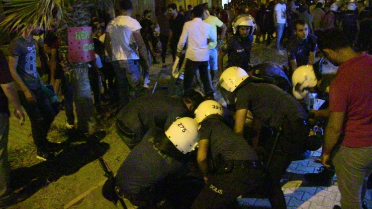 Samandağ’da İzinsiz Eyleme Müdahale