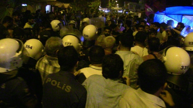 Samandağ’da İzinsiz Eyleme Müdahale