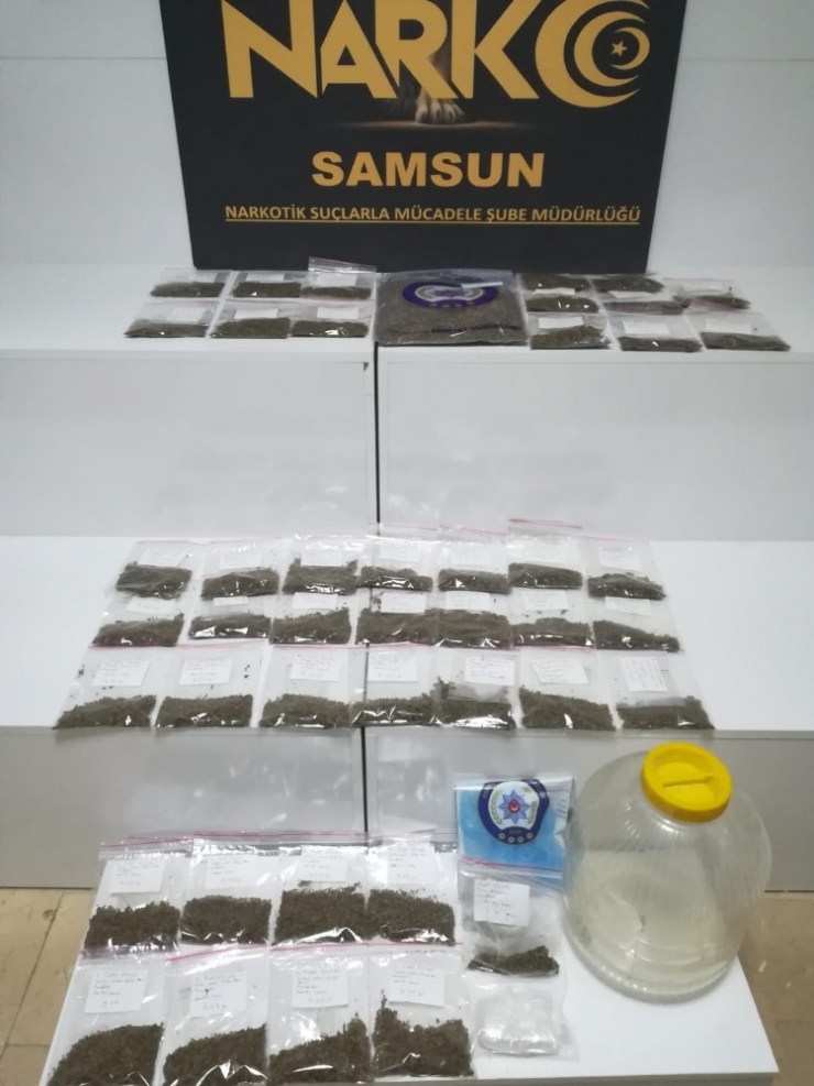 Samsun’da Uyuşturucu Operasyonu: 5 Gözaltı
