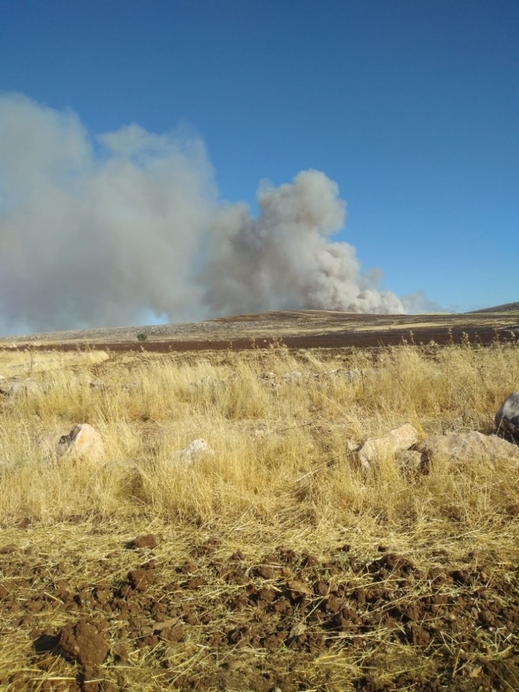 Diyarbakır’da Anız Yangınları Devam Ediyor