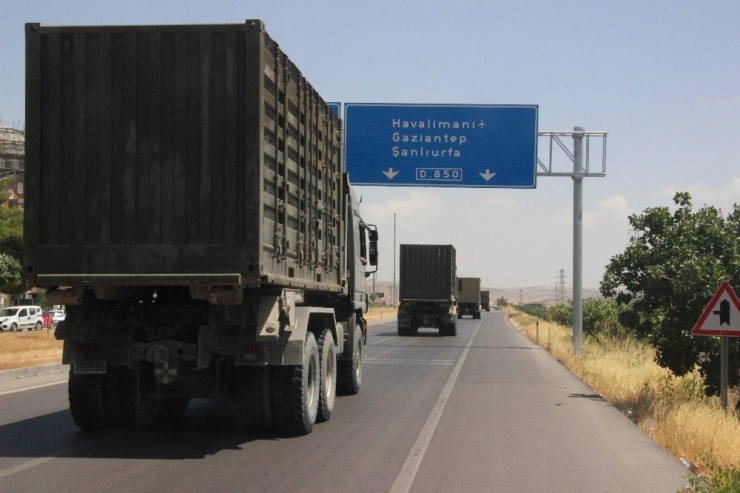 Suriye Sınırına, Fırtına Obüs, Topçu Bataryası Sevkiyatı Yapıldı