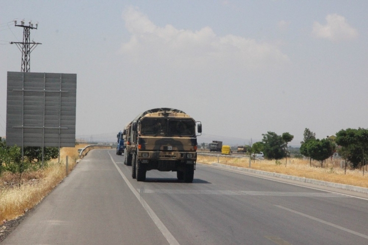 Suriye Sınırına, Fırtına Obüs, Topçu Bataryası Sevkiyatı Yapıldı