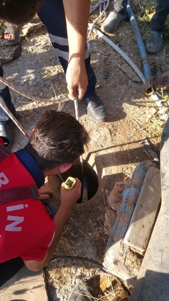 İtfaiyeciler Yavru Köpek İçin Seferber Oldu