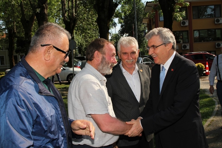 Başkan Yüce’den Muhtarlar Federasyonuna Ziyaret