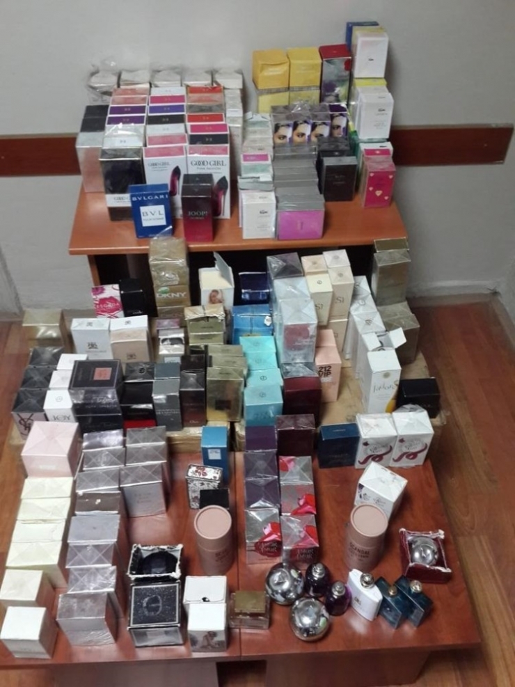 Kütahya’da Kaçak Parfüm Operasyonu