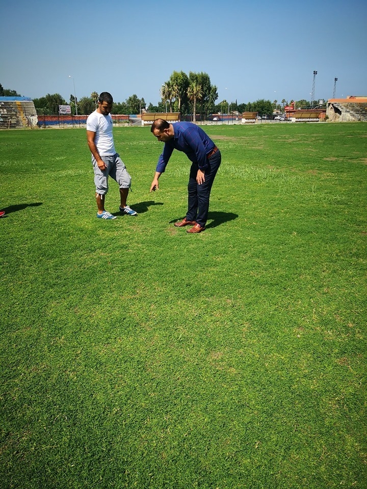 5 Temmuz Stadında Hummalı Çalışma