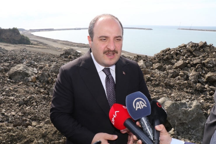 Bakan Varank 100 Yılın Projesi Filyos’u Yerinde İnceledi