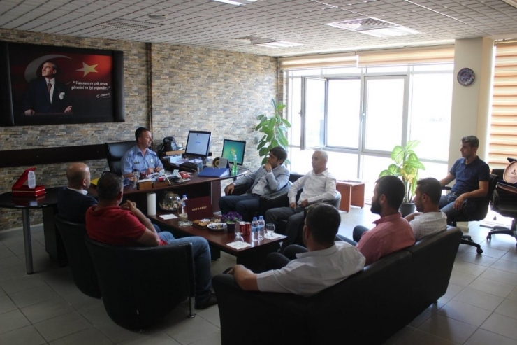 Cizre Tso Başkanı Sefinç’ten Habur Mülki İdare Amirlerine Ziyaret