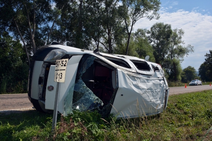 Sinop’ta Trafik Kazası: 8 Yaralı