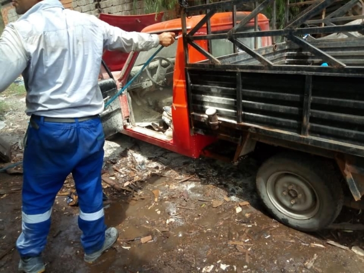 Nallıhan’a Araç Yangını Büyümeden Söndürüldü