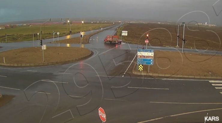 Kars’ta Saniye Saniye Kaza Anları