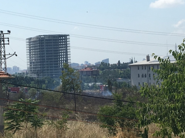 Metris Cezaevi Yanında Korkutan Yangın