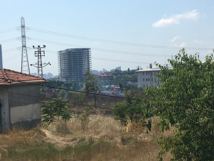 Metris Cezaevi Yanında Korkutan Yangın