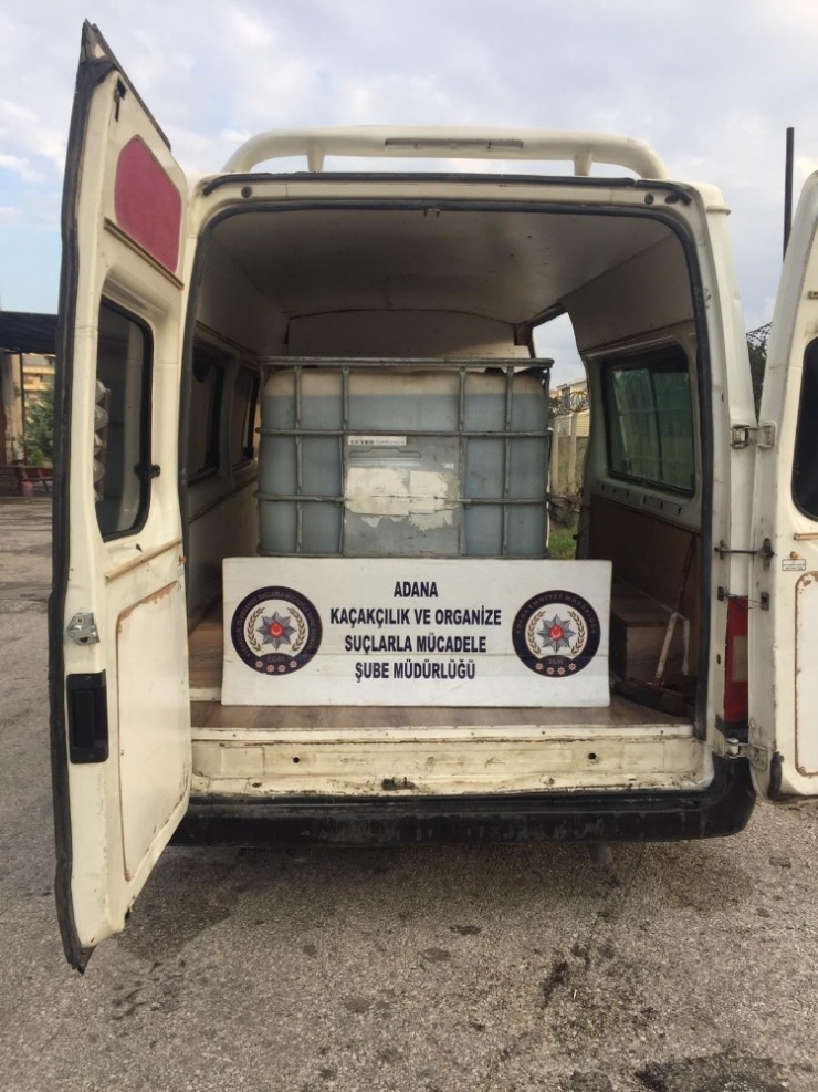 Adana’da 2 Bin Litre Kaçak Akaryakıt Ele Geçirildi