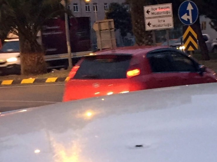 Maganda Kurşunu Sürücüye Dehşeti Yaşattı