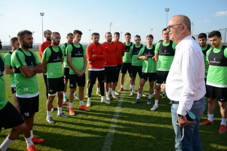 Başkan Ergün’den Futbolculara Moral
