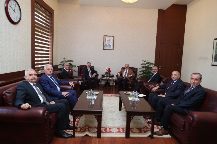 Vali Çakacak, Türkiye Şeker Fabrikaları A.ş. Genel Müdürü Alkan’ı Kabul Etti