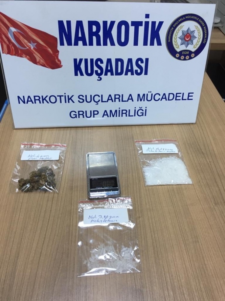 Kuşadası’nda Uyuşturucu Operasyonu