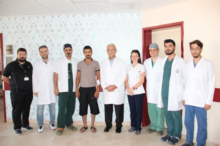 Bacağına Pulluk Demiri Saplandı