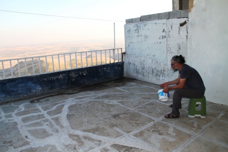 Her Gün Balkonda Kuşların Yolunu Bekliyor