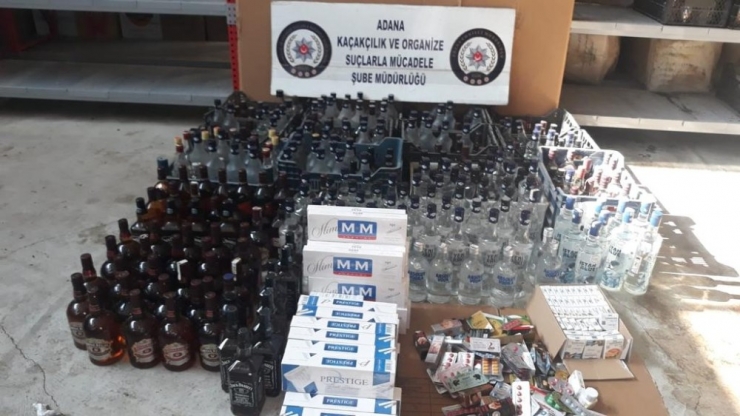Adana’da 500 Polisle Sahte Ve Kaçak İçki Operasyonu