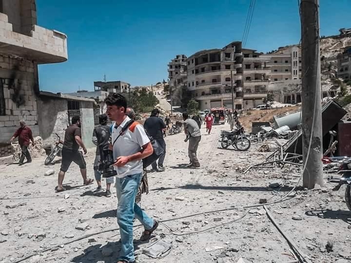 Rus Ve Rejim Uçakları İdlib’i Vurdu