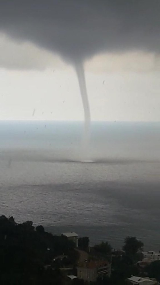 Karacabey Boğazında Hortum Paniği