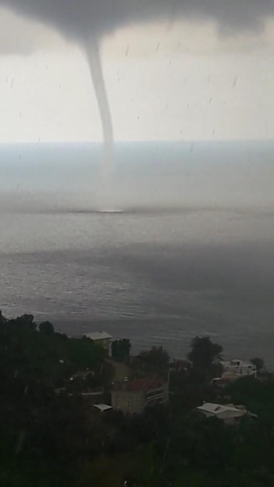 Karacabey Boğazında Hortum Paniği