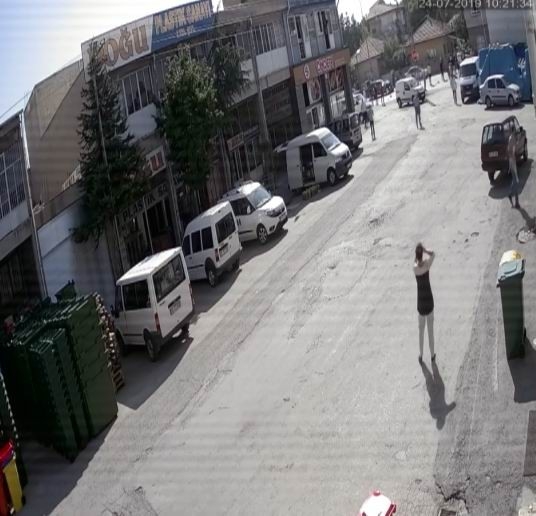 Vatandaşları Şoka Sokan Kaza