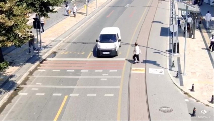 Duyarsız Sürücüler Drone İle Belirlendi