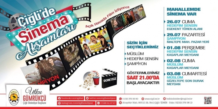 Çiğli Mahallelerinde Sinema Şöleni