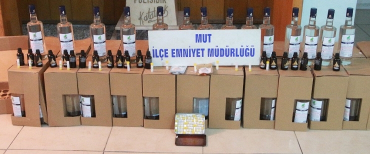 Mut’ta Sahte İçki Operasyonu