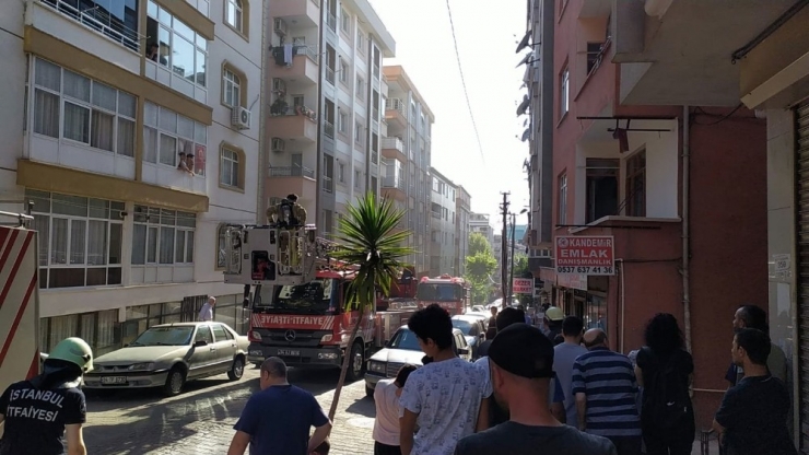 Taksim’de Sıcaktan Bunalan Güvercine Belediye İşçisinden Yardım Eli