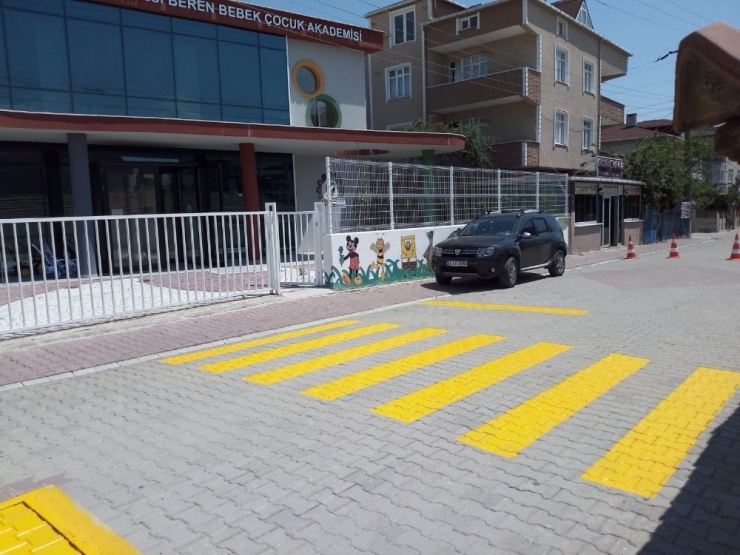 Ergene’de Yaya Geçitlerine ’Önce Yaya’ Uyarısı