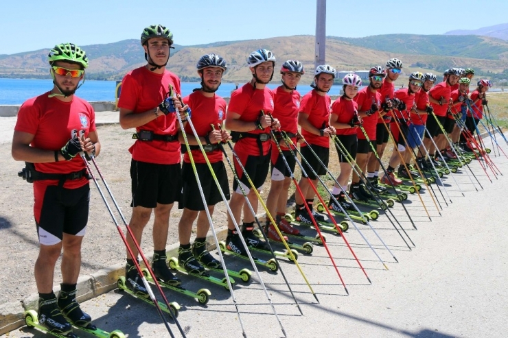 Tekerlekli Kayak Milli Takımı Bitlis’te Kampa Girdi