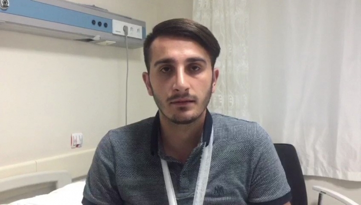 Çatışma Ortasında Kalan Gencin Kolu Kırıldı