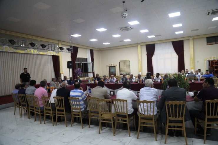 Beyazgül Sanayi Esnafıyla Bir Araya Geldi