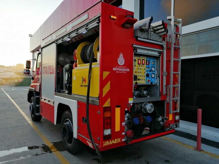 Pendik’de Bulunan Marina’da Yangın Çıktı