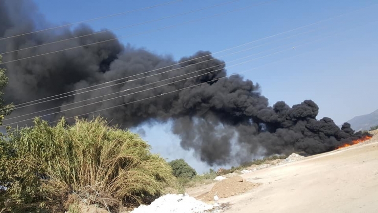 Çöplük Ve Hurda Yangınları Şehri Kokuttu