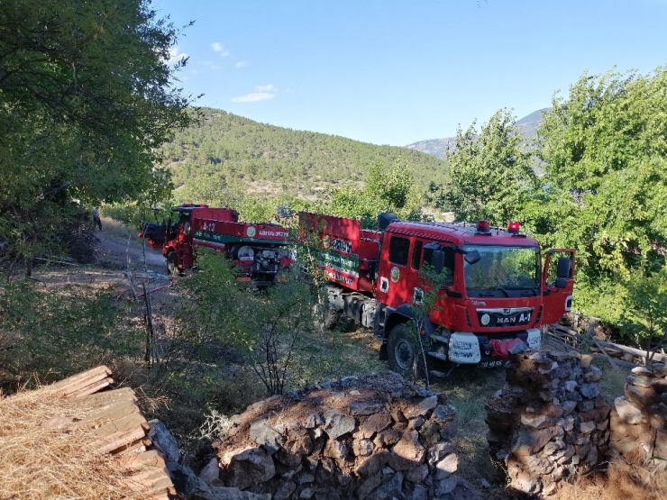 Çorum’da Orman Yangını; 2 Hektar Alan Kül Oldu