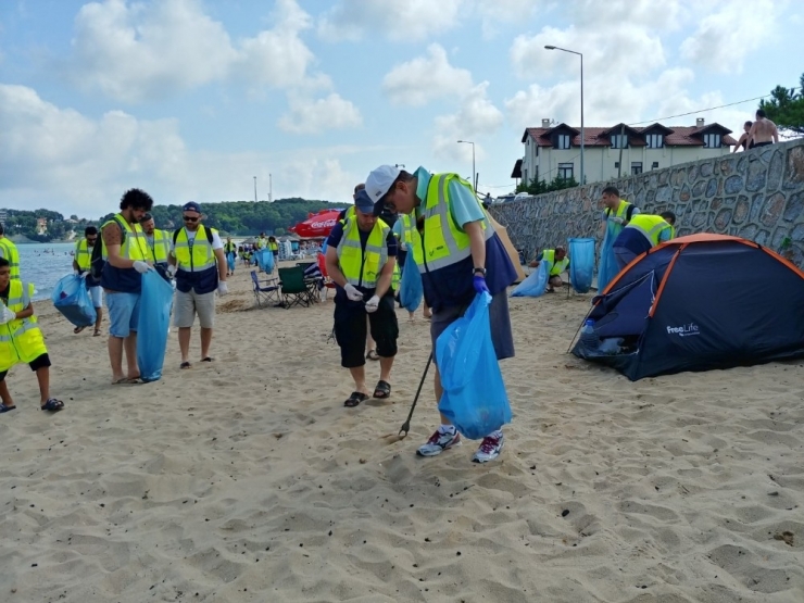 Güney Koreli Ceo İşçileriyle Birlikte Plajda 1 Kamyon Çöp Topladı