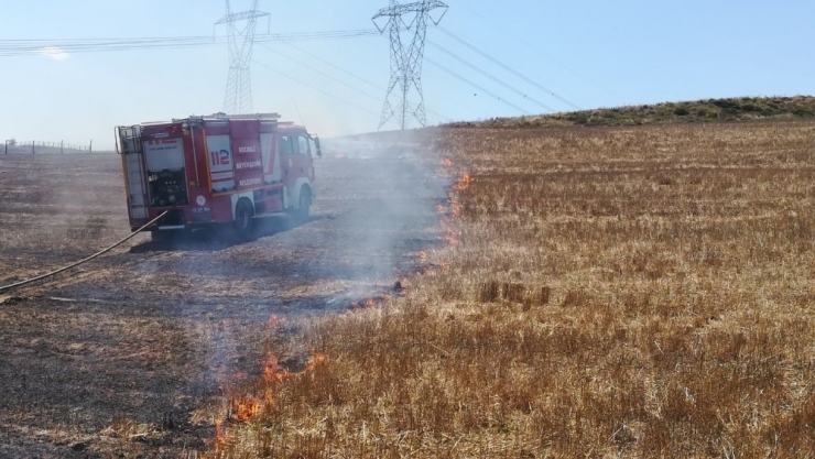Tarlada Yakılan Anız 300 Dönümlük Alana Yayıldı