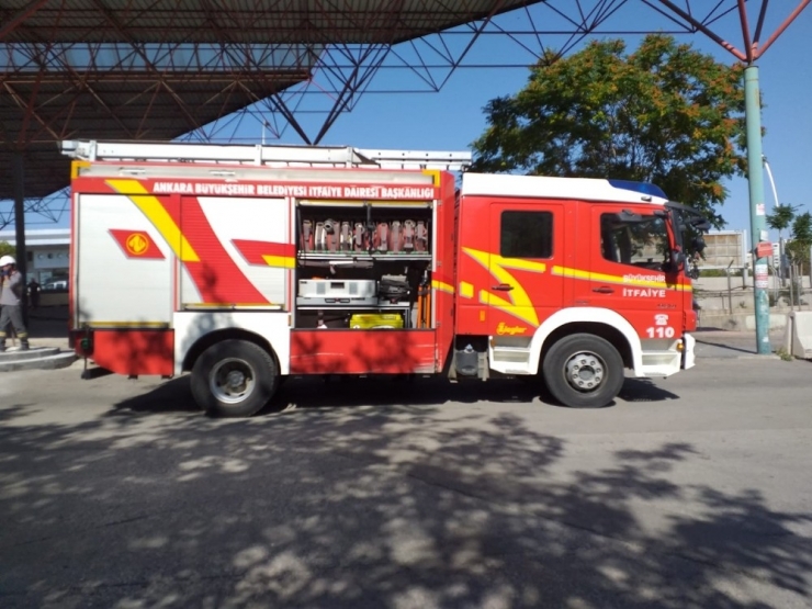 Başkentte Trafo Yangını