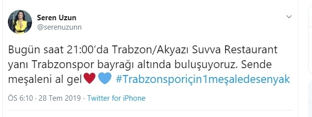 Trabzonspor Bayrağının Altında Taraftarlardan Meşale Şov