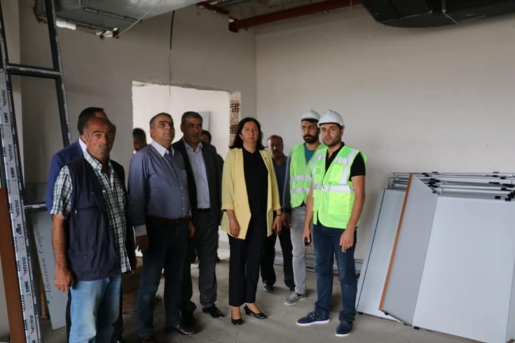 Ekinci Spor Tesislerini İnceledi