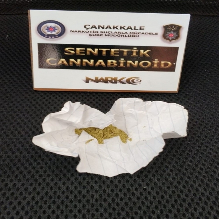 Çanakkale’de Uyuşturucu Operasyonu: 1 Tutuklama