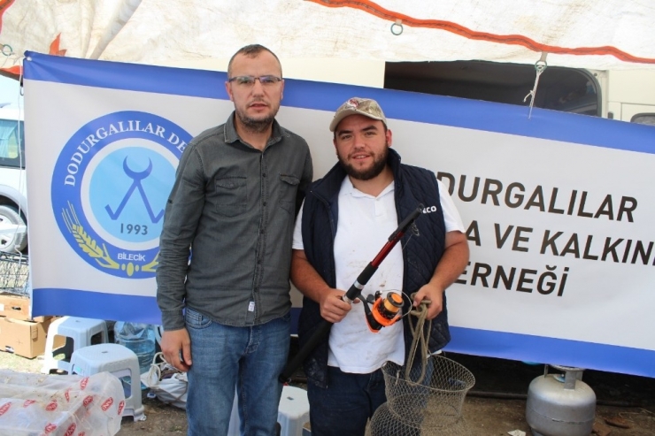 Dodurga Barajında Balık Tutma Yarışması