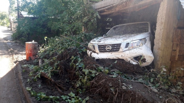 Artvin’de Toprak Kaymasında 20 Hayvan Toprak Altında Kaldı